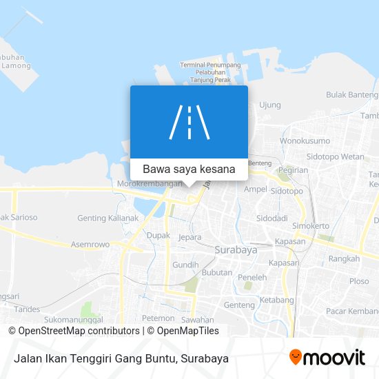 Peta Jalan Ikan Tenggiri Gang Buntu