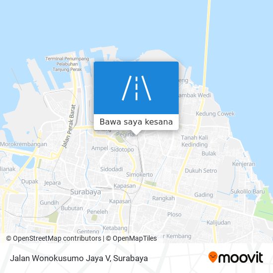 Peta Jalan Wonokusumo Jaya V