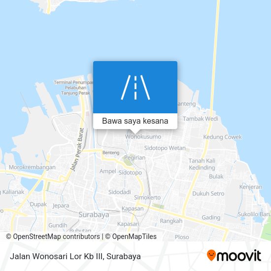 Peta Jalan Wonosari Lor Kb III