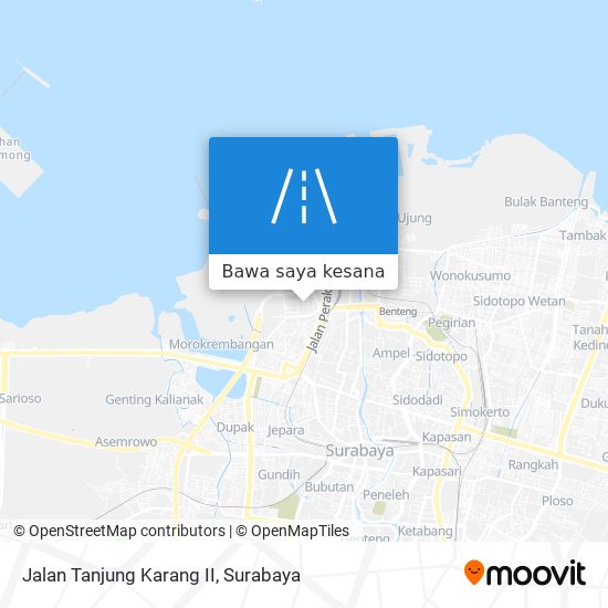 Peta Jalan Tanjung Karang II