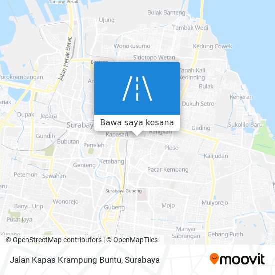 Peta Jalan Kapas Krampung Buntu