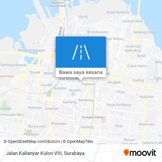 Peta Jalan Kalianyar Kulon VIII