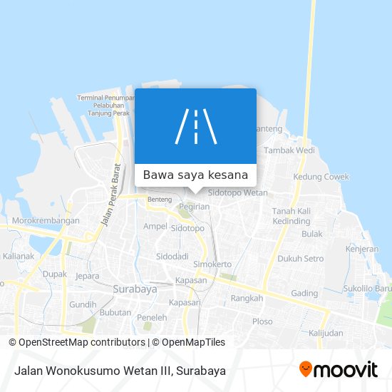 Peta Jalan Wonokusumo Wetan III