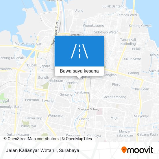 Peta Jalan Kalianyar Wetan I