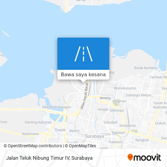 Peta Jalan Teluk Nibung Timur IV