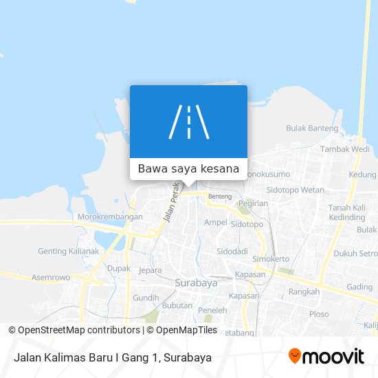 Peta Jalan Kalimas Baru I Gang 1