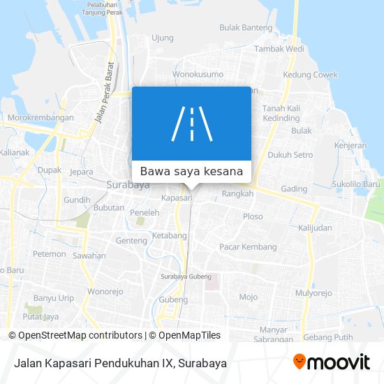 Peta Jalan Kapasari Pendukuhan IX