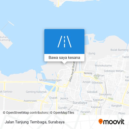 Peta Jalan Tanjung Tembaga