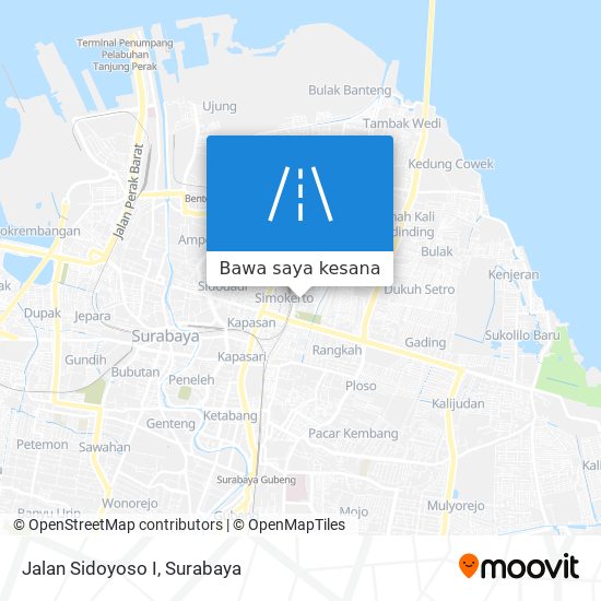 Peta Jalan Sidoyoso I