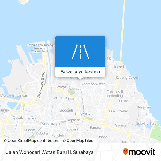 Peta Jalan Wonosari Wetan Baru II