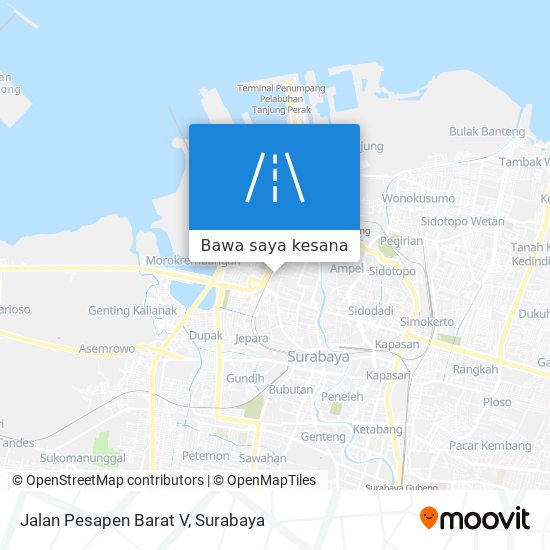 Peta Jalan Pesapen Barat V