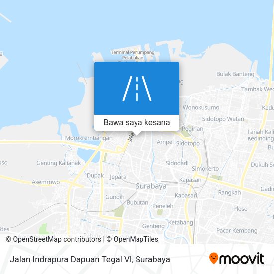 Peta Jalan Indrapura Dapuan Tegal VI