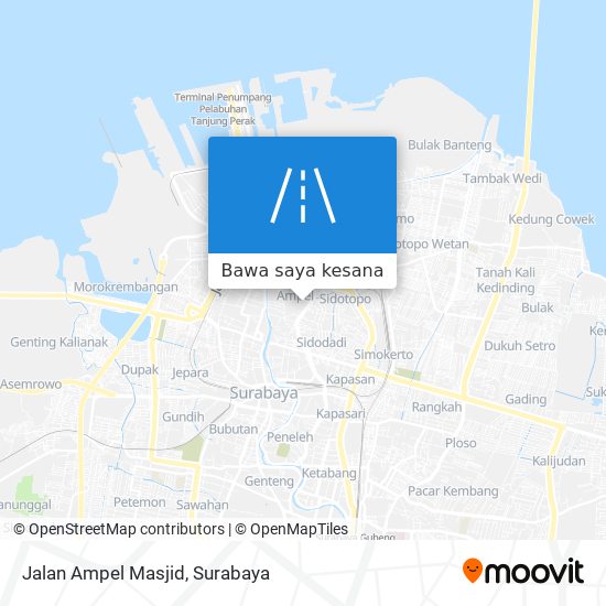 Peta Jalan Ampel Masjid