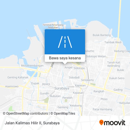 Peta Jalan Kalimas Hilir II