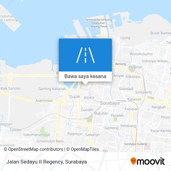 Peta Jalan Sedayu II Regency