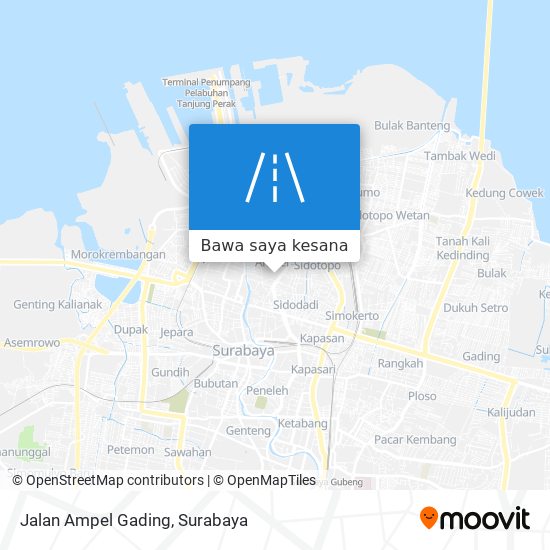 Peta Jalan Ampel Gading