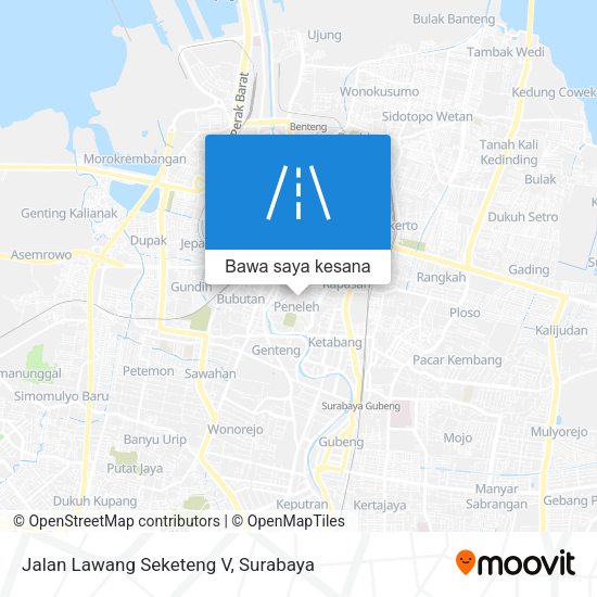 Peta Jalan Lawang Seketeng V