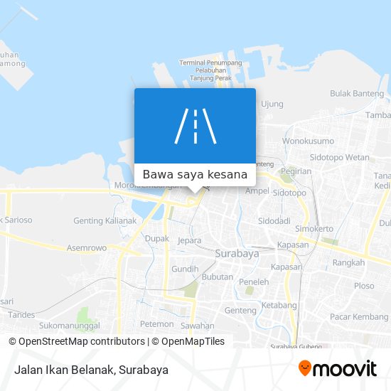 Peta Jalan Ikan Belanak