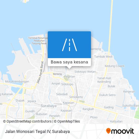 Peta Jalan Wonosari Tegal IV