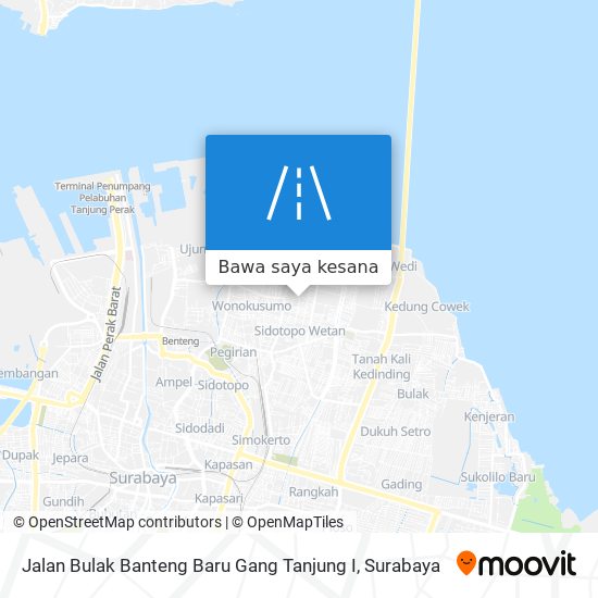 Peta Jalan Bulak Banteng Baru Gang Tanjung I