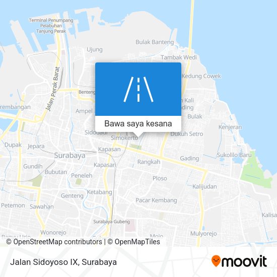 Peta Jalan Sidoyoso IX