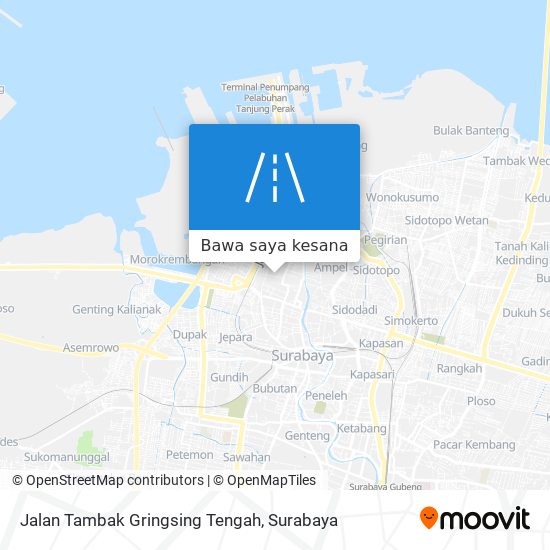 Peta Jalan Tambak Gringsing Tengah