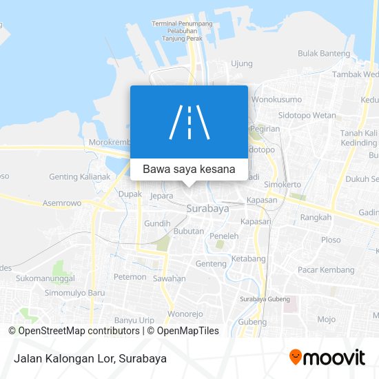 Peta Jalan Kalongan Lor