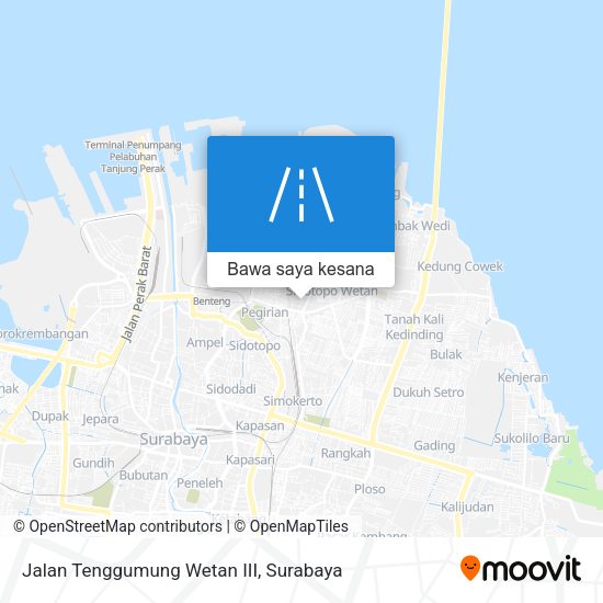 Peta Jalan Tenggumung Wetan III