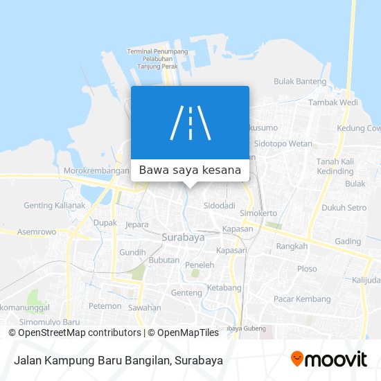 Peta Jalan Kampung Baru Bangilan