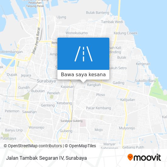 Peta Jalan Tambak Segaran IV