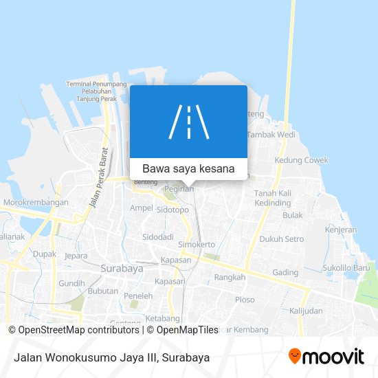 Peta Jalan Wonokusumo Jaya III