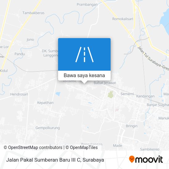 Peta Jalan Pakal Sumberan Baru III C