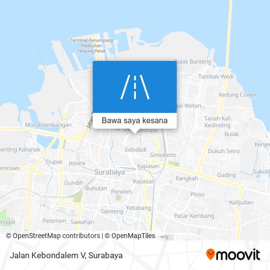 Peta Jalan Kebondalem V