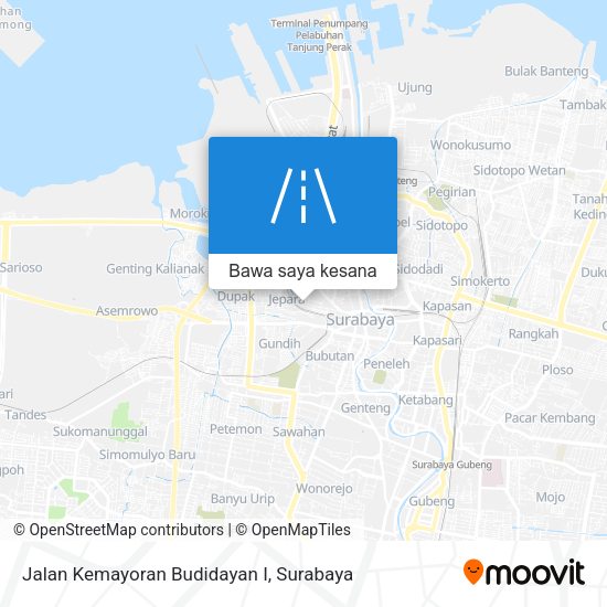 Peta Jalan Kemayoran Budidayan I