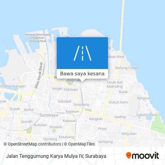 Peta Jalan Tenggumung Karya Mulya IV