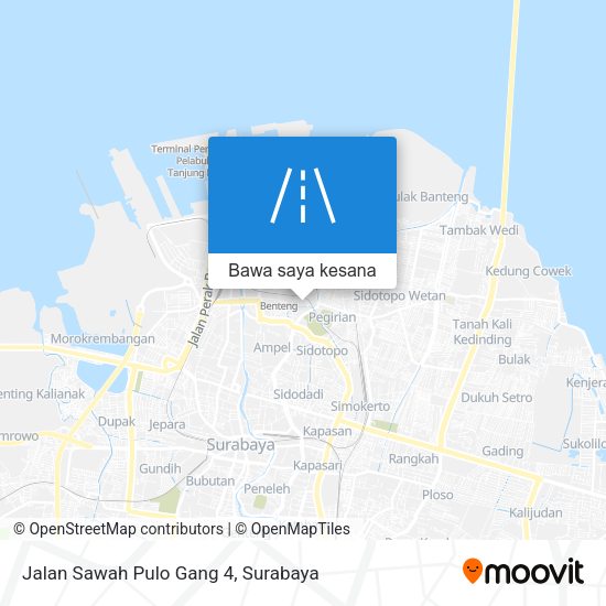 Peta Jalan Sawah Pulo Gang 4