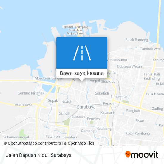 Peta Jalan Dapuan Kidul