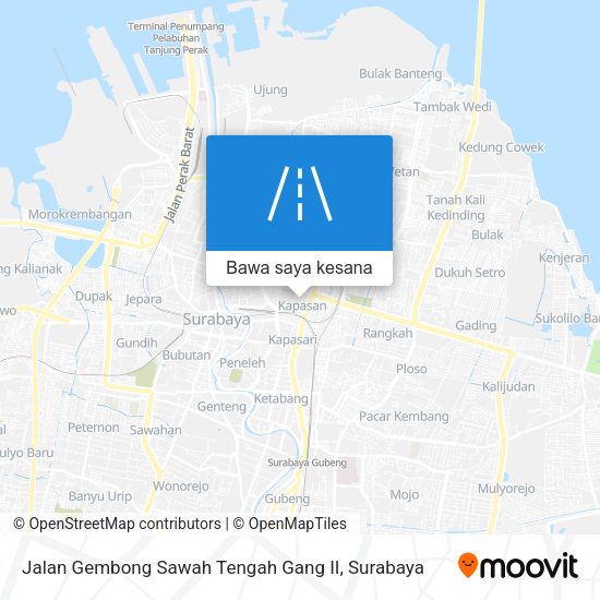 Peta Jalan Gembong Sawah Tengah Gang II