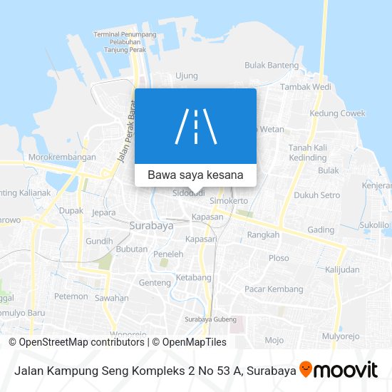 Peta Jalan Kampung Seng Kompleks 2 No 53 A