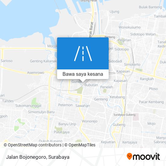 Peta Jalan Bojonegoro