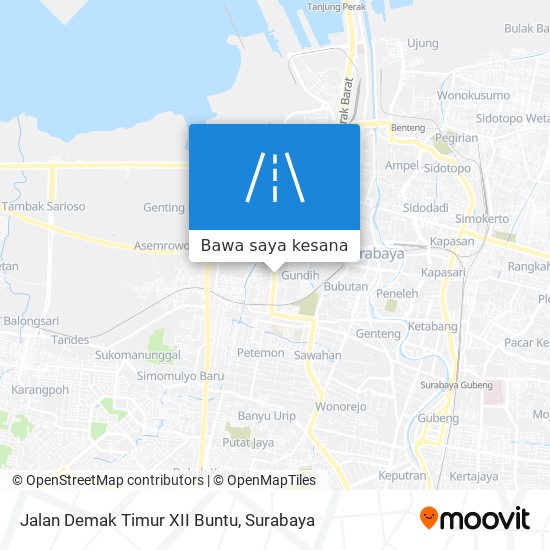 Peta Jalan Demak Timur XII Buntu