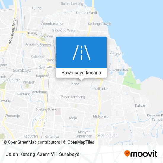 Peta Jalan Karang Asem VII