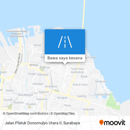 Peta Jalan Platuk Donomulyo Utara II