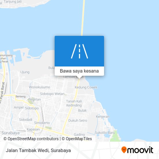 Peta Jalan Tambak Wedi