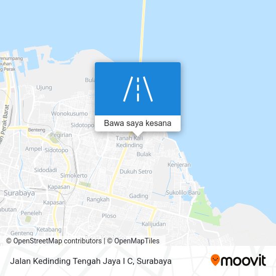 Peta Jalan Kedinding Tengah Jaya I C