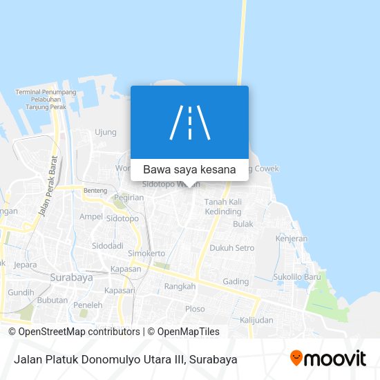 Peta Jalan Platuk Donomulyo Utara III