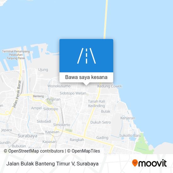 Peta Jalan Bulak Banteng Timur V