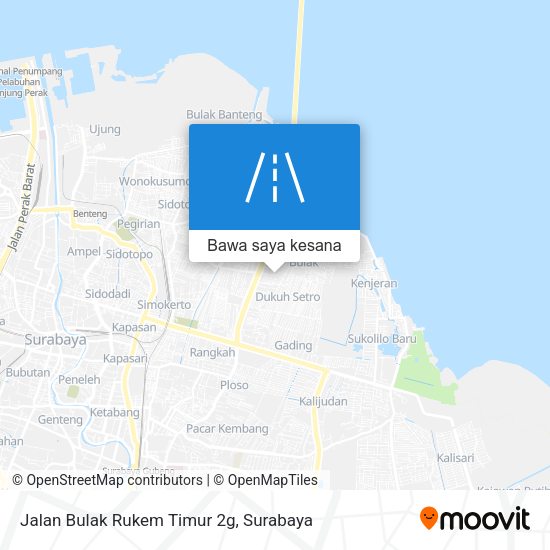 Peta Jalan Bulak Rukem Timur 2g