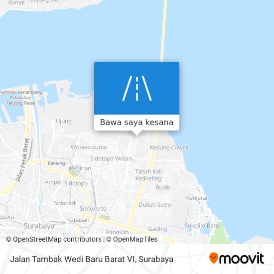 Peta Jalan Tambak Wedi Baru Barat VI