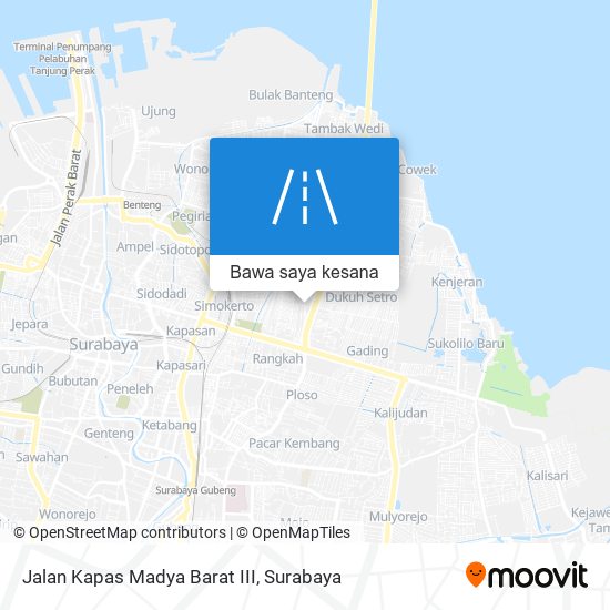 Peta Jalan Kapas Madya Barat III